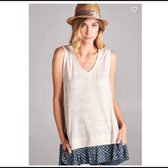 🦋4/$25 Sleeveless V-Neck Tunic Various Sizes Available - Picture 5 of 15